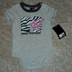 MTV Baby Girl Onesie New 