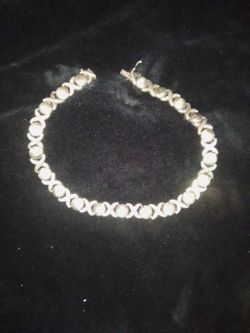 Hugs And Kisses Heavy Vintage Necklace 925