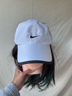 Nike Featherlight Dri-Fit Unisex Adjustable Running Cap One Size White/Black