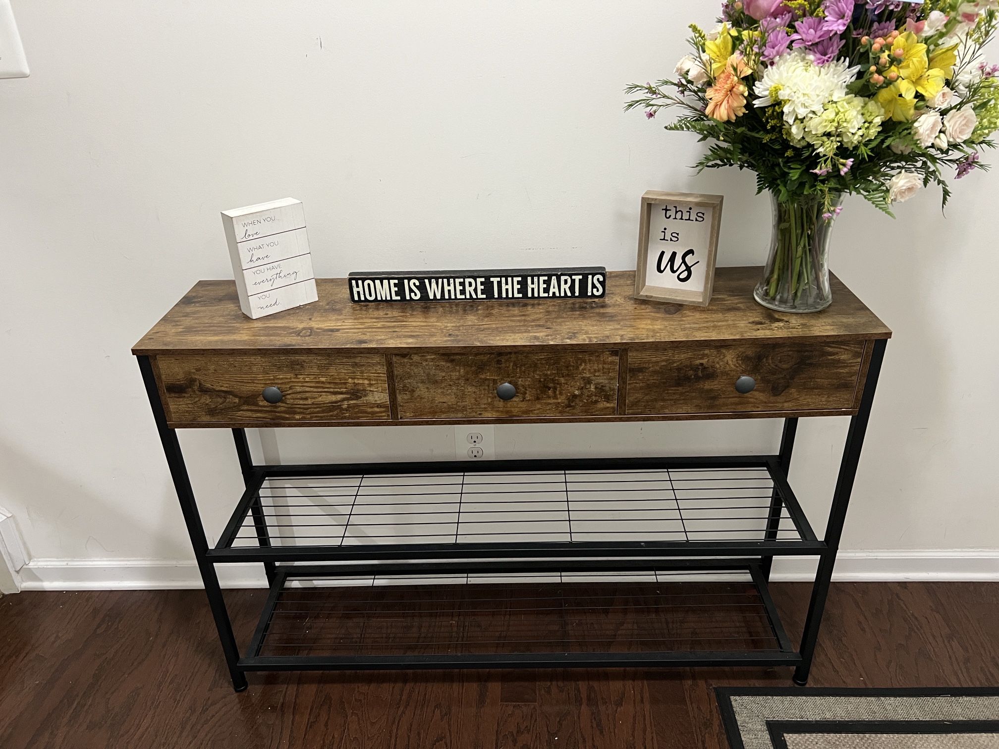 Side Table With Drawers