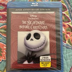 NEW The Nightmare Before Christmas 20th Anniversary Edition Factory Sealed Blu Ray