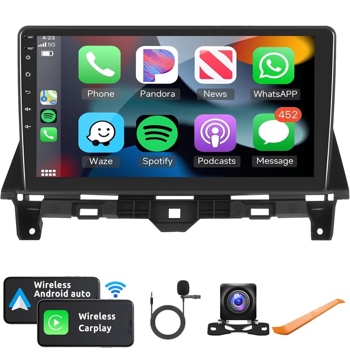 *NEW* 10.1” Android Car Stereo for Honda Accord 2008 - 2013 Support Wireless Carplay/Android Auto
