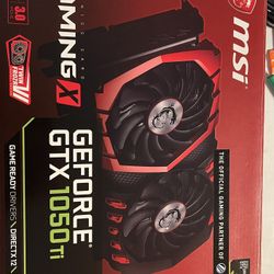 MSI GTX 1050ti 4GB
