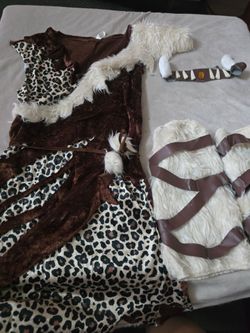 Caveman / Cavewoman Halloween Costume Set