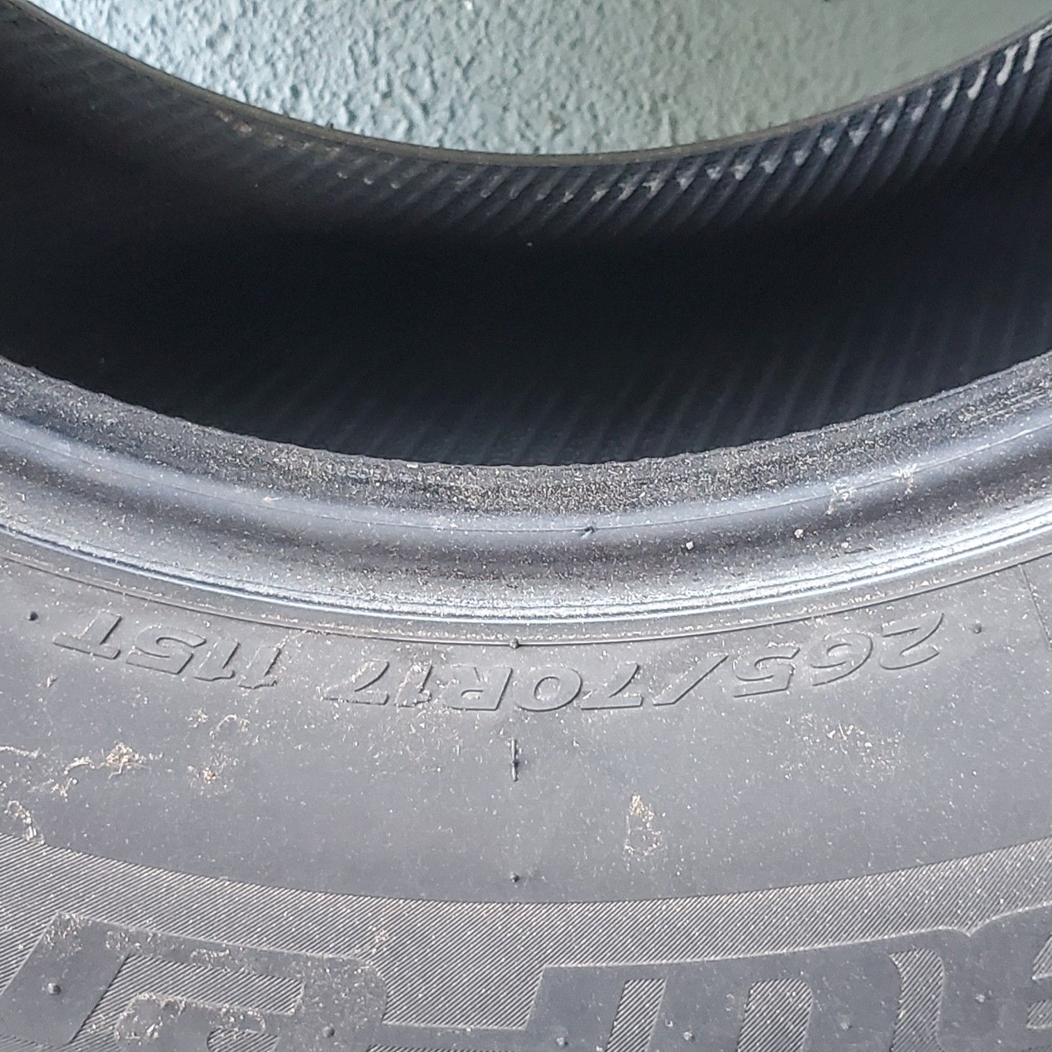 265 70 R17 tires 2 each