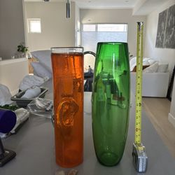 Hand Blown Glass Vases 
