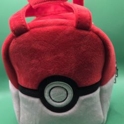 Pokémon Center Poké Ball Plush Stuffed Animal Red White Animation Character