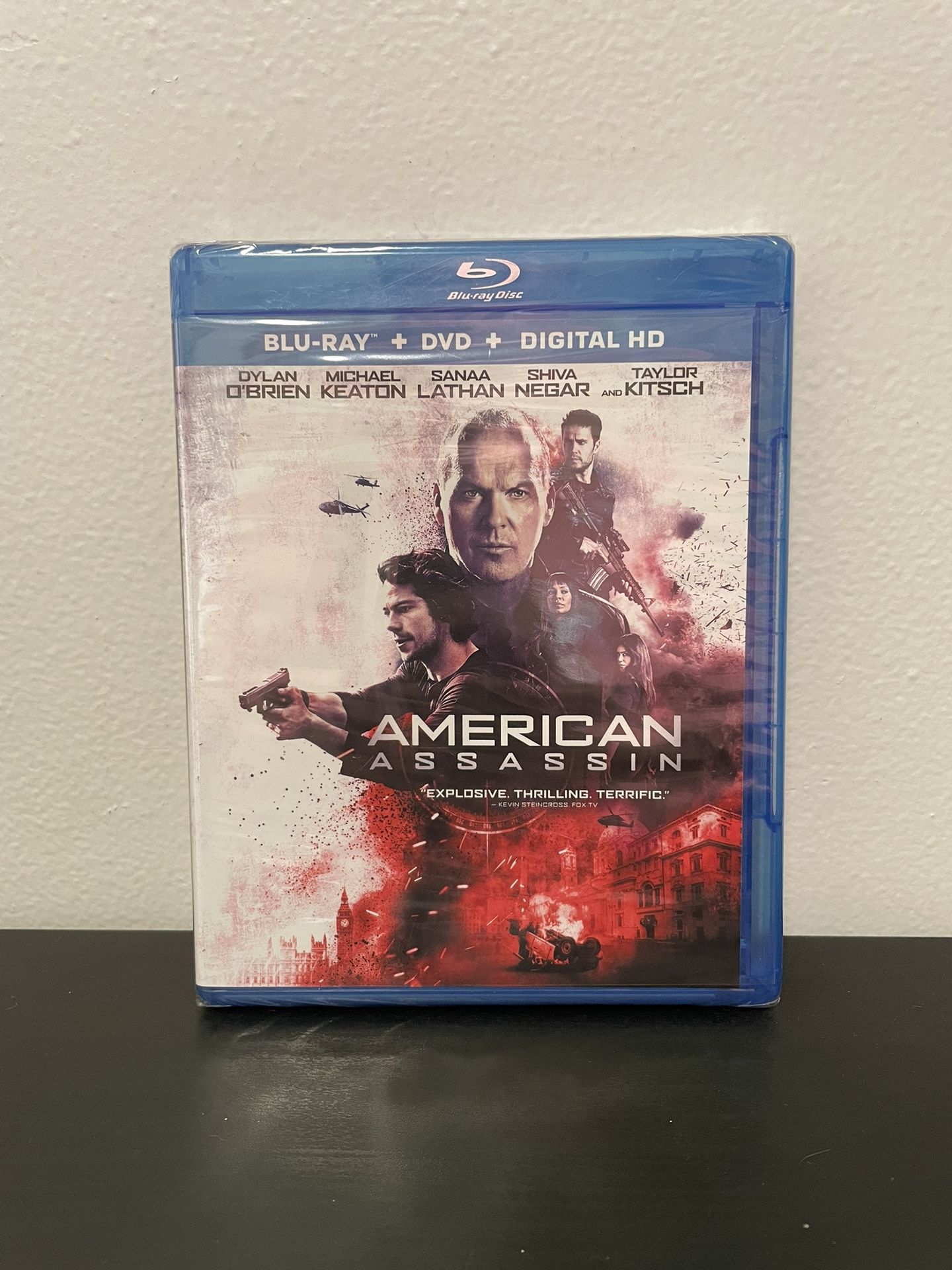 American Assassin Blu-Ray + DVD Combo NEW SEALED Action Crime CIA Movie Keaton