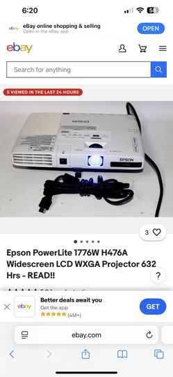 Epson 1776W Projector (New Lamp)