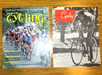1968 American Cycling Magazines Lot of 2, Rare Collector Bundle!