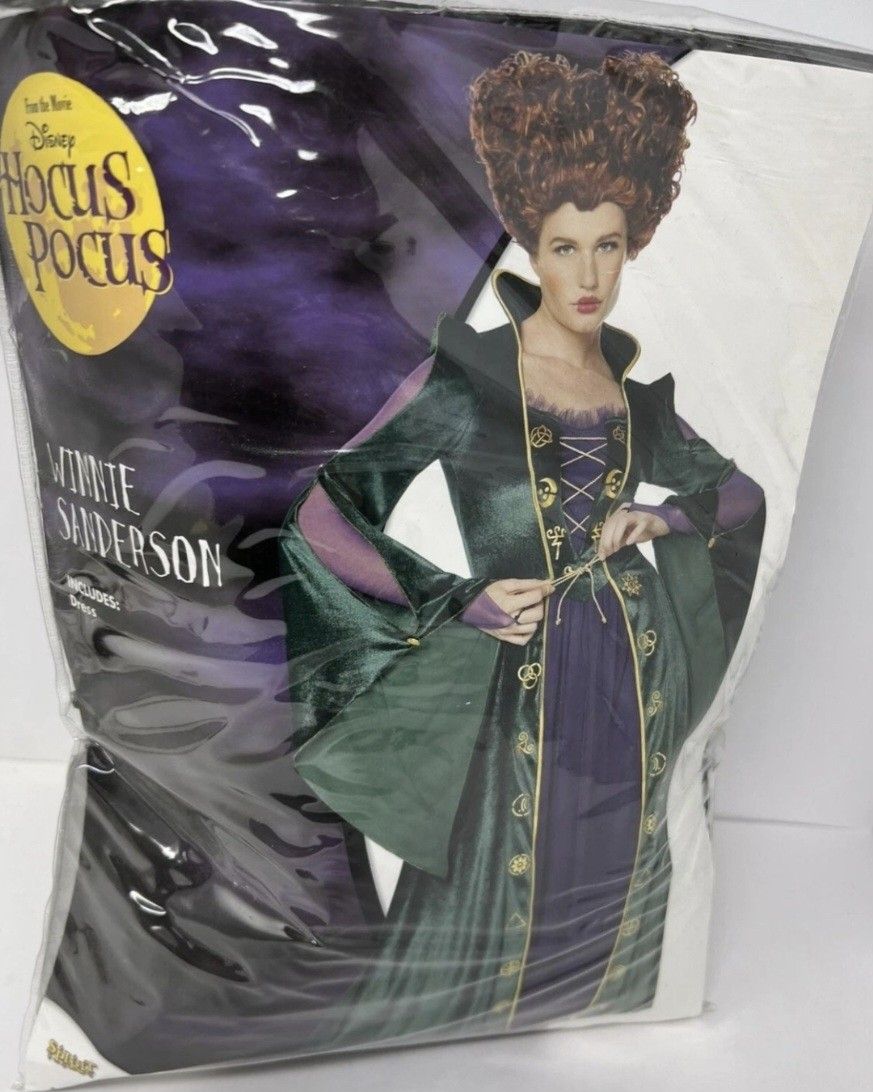 Spirit Halloween Disney Hocus Pocus Winnie Sanderson Halloween Witch Costume Adult (Medium)
