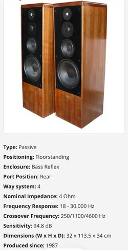 Canton CT-100 Vintage Floor Speakers