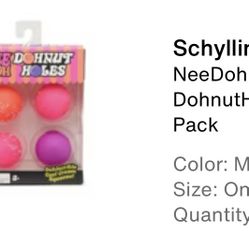 Nee Doh Donut Holes 4 Pack 