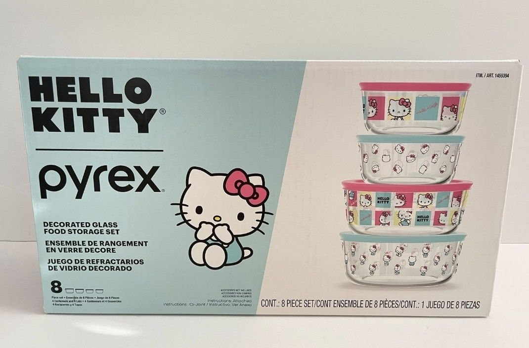 Hello Kitty Pyrex