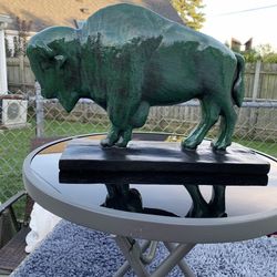 The Old Irish Buffalo Statue