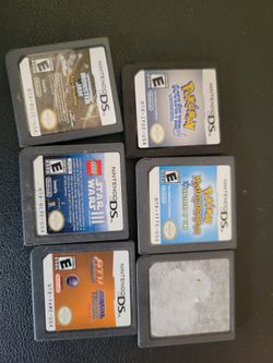 Nintendo Ds Pokemon Soul Silver Diamond And More Game Lot