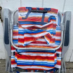Beach camping backpack chair