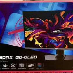 MSI 360Hz 1440p QD-OLED USB-C KMV (271QRX) PC Computer Monitor