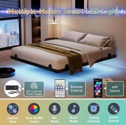 FULL 7” QUEEN 14” or KING 14” FLOATING BED FRAME📣MATTRESS NOT INCLUDED 👈👉 4075 S 32nd St, Phoenix, AZ 85040/CROSSROADS