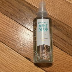 Coconut mint drop fragrance mist 