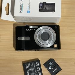 Panasonic Lumix DMC-FX10 Blue Digital Camera 6.0 MP - Tested Works