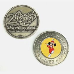 Lot of (2) Disney 2000 Celebrate The Future & 1955 Mickey Mouse Decades Coin Set
