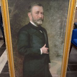 President Ulysses S Grant - Official Motion Picture Prop painting - Size 53in X 36in