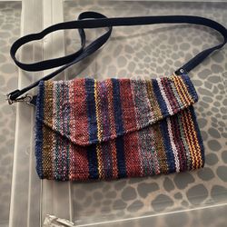 Multicolor small sachet bag for adult or teenage girl.
