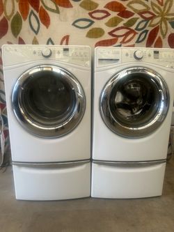 Washer and dryer electric laundry