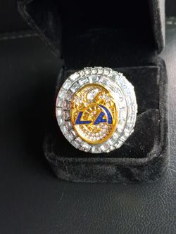 Replica Rams championship ring to commemorate 2021 Super Bowl