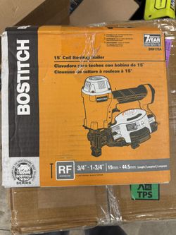 Bostitch Pneumatic 15-Degree Coil Roofing Nailer