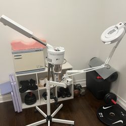 Steamer With Magnifying Light