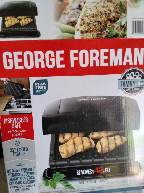 George Foreman Family Size Grill And Panini 
