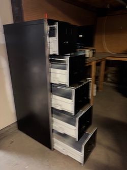Metal Storage Cabinet 5 Drawers