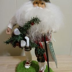 The Santas By Tina Mitchell Golfing Santa