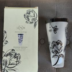 NEW LENOX MIDNIGHT BLOSSOM BUD VASE