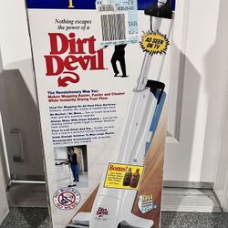 Dirt Devil Cordless Mop Vac MV3000 + 2 bottles floor cleaners