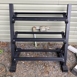 3 Tier Heavy Duty Dumbbell Rack