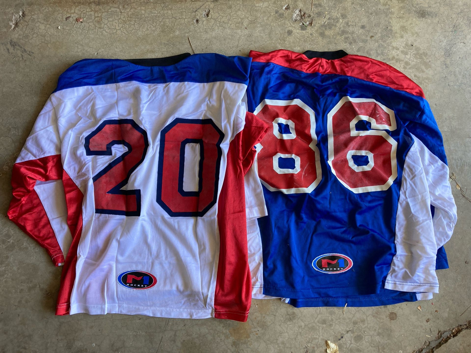 Roller Hockey Team Jerseys: 10 Home 10 Away In Team Bag
