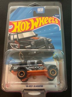 Hot Wheels 2025 Black 20 Jeep Gladiator STH Super Treasure Hunt In Protector