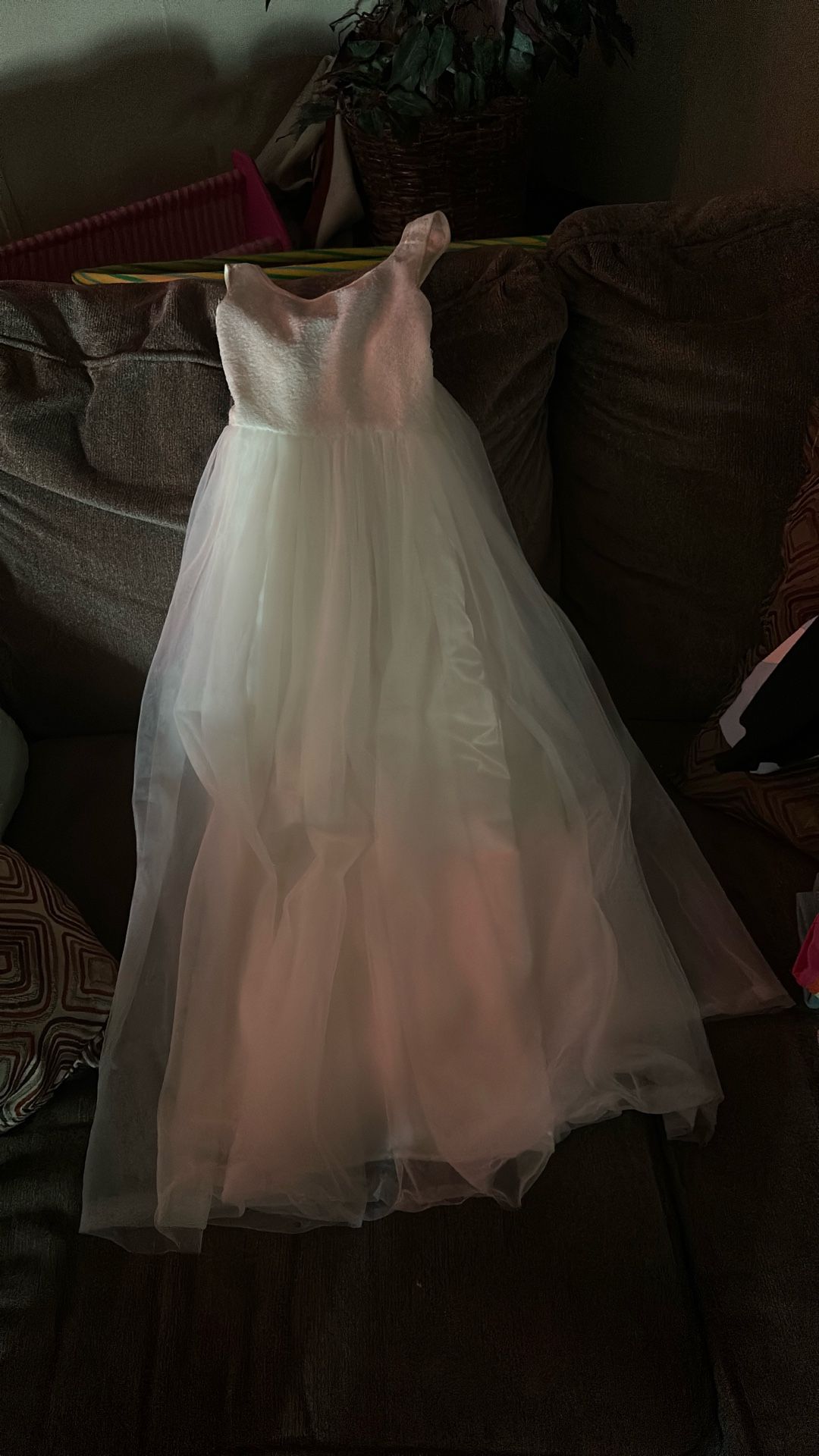 White Flower Girl Dress