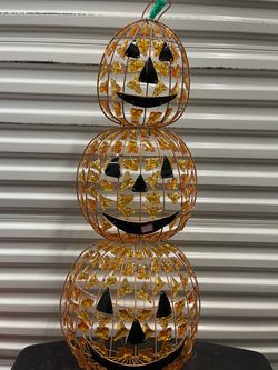 Halloween Stack of three pumpkins