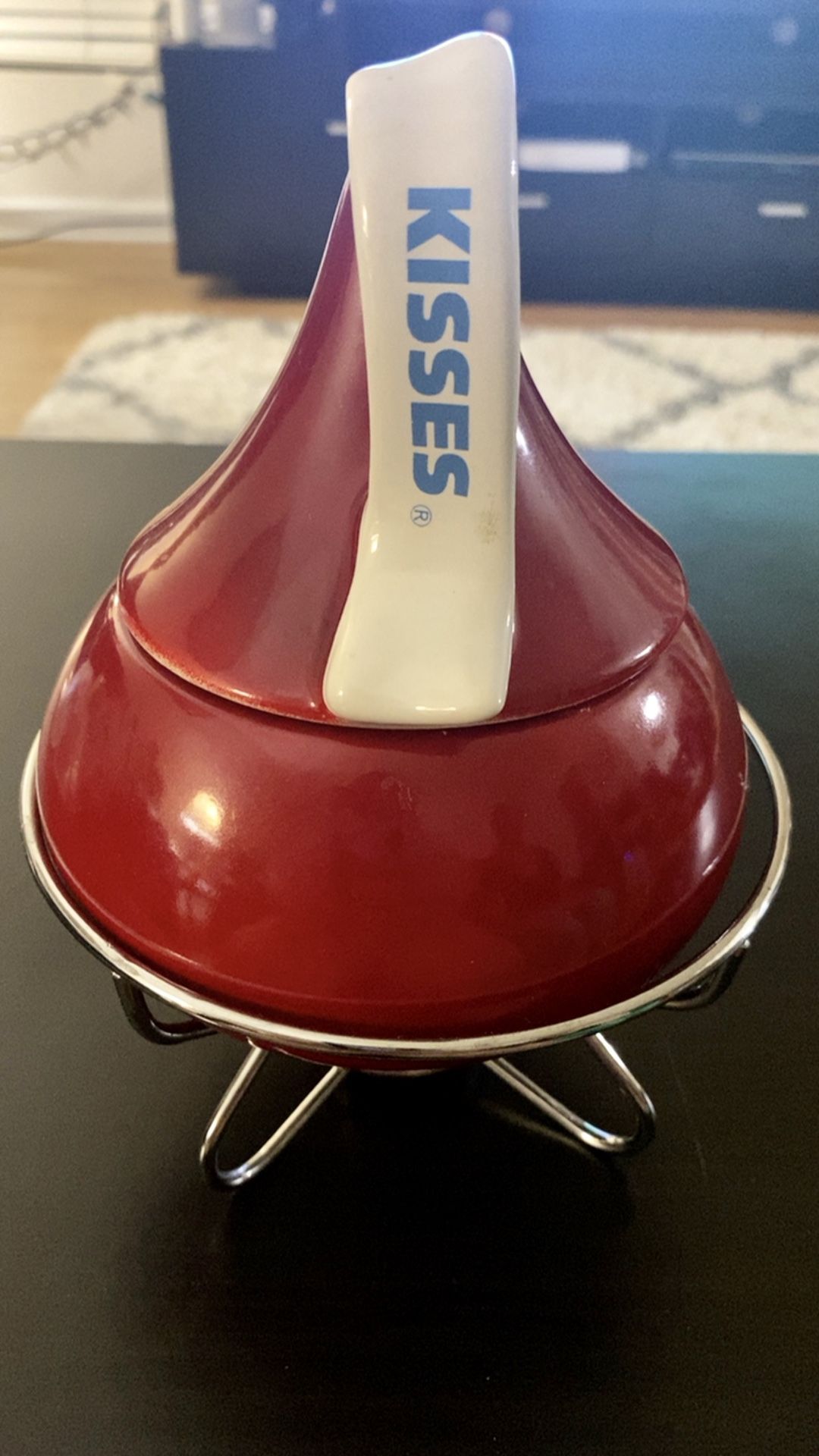 Vintage Hershey Kiss Fondue Pot with Stand 