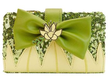 Loungefly The Princess and the Frog Tiana Sequin Series Cosplay Flap Wallet