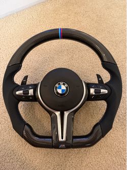 BMW Carbon Fiber M Sport Steering Wheel – F-Series - Full Set available