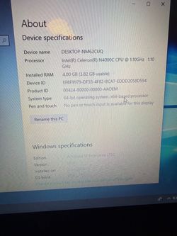 HP 14” stream laptop