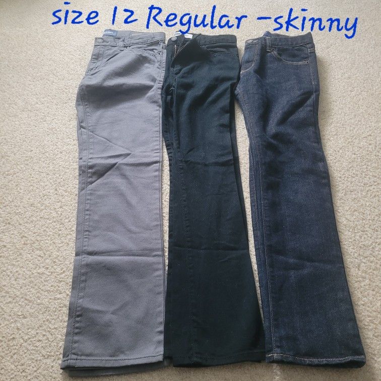 Boys Size 12 -Regular Jeans