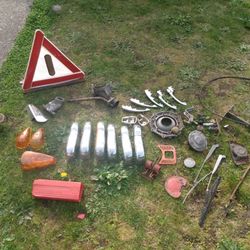 Aircooled VW/Volkswagen Bug, Ghia, Bus parts lot