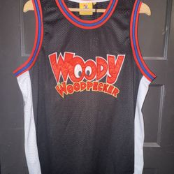 Woody Woodpecker Basketball Jersey Adult XL Universal Studios