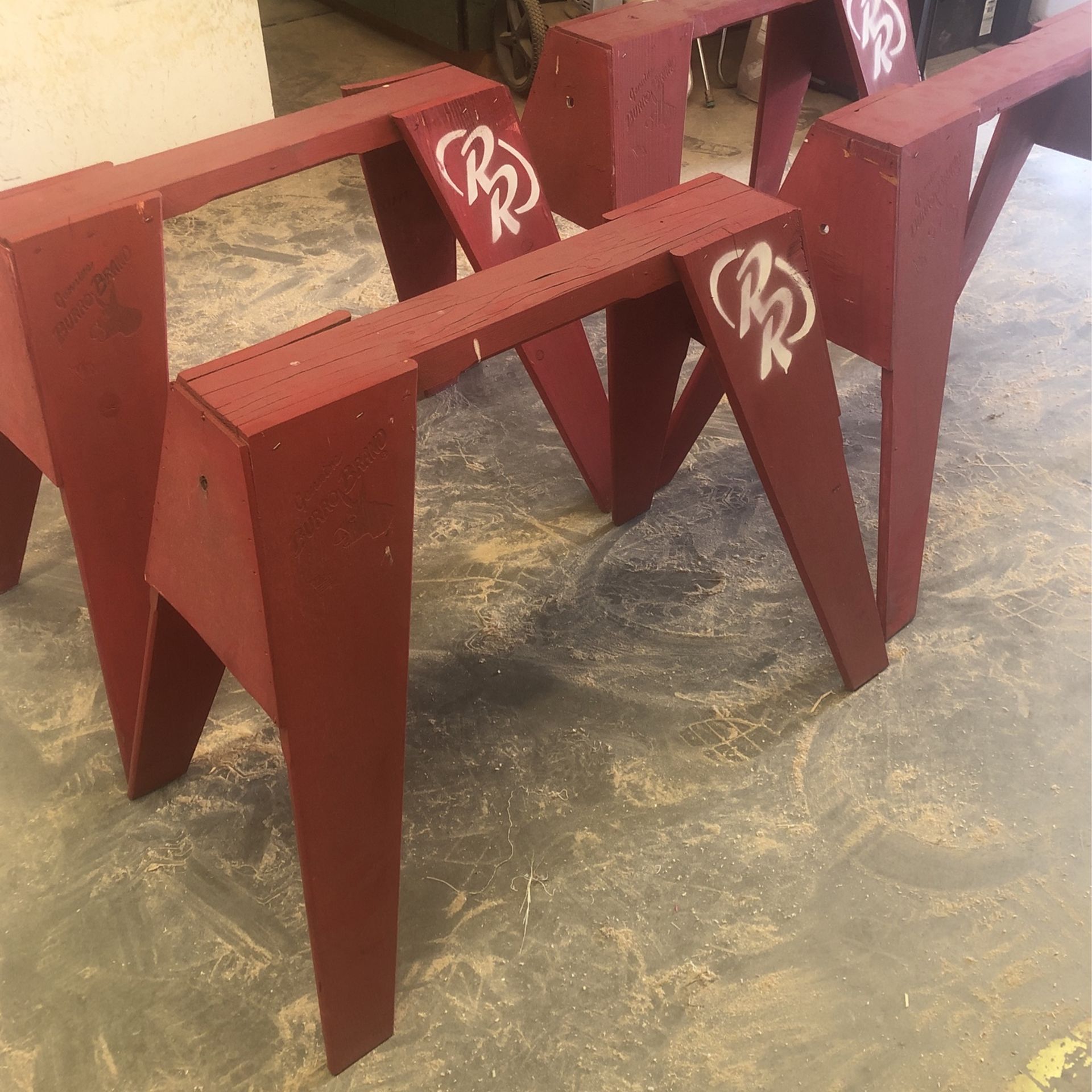 Saw Horse Wood From Red Robin $5.00 Each